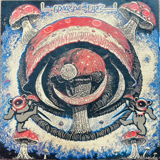 Grateful ๐Eyez 12x12 wood Engraving