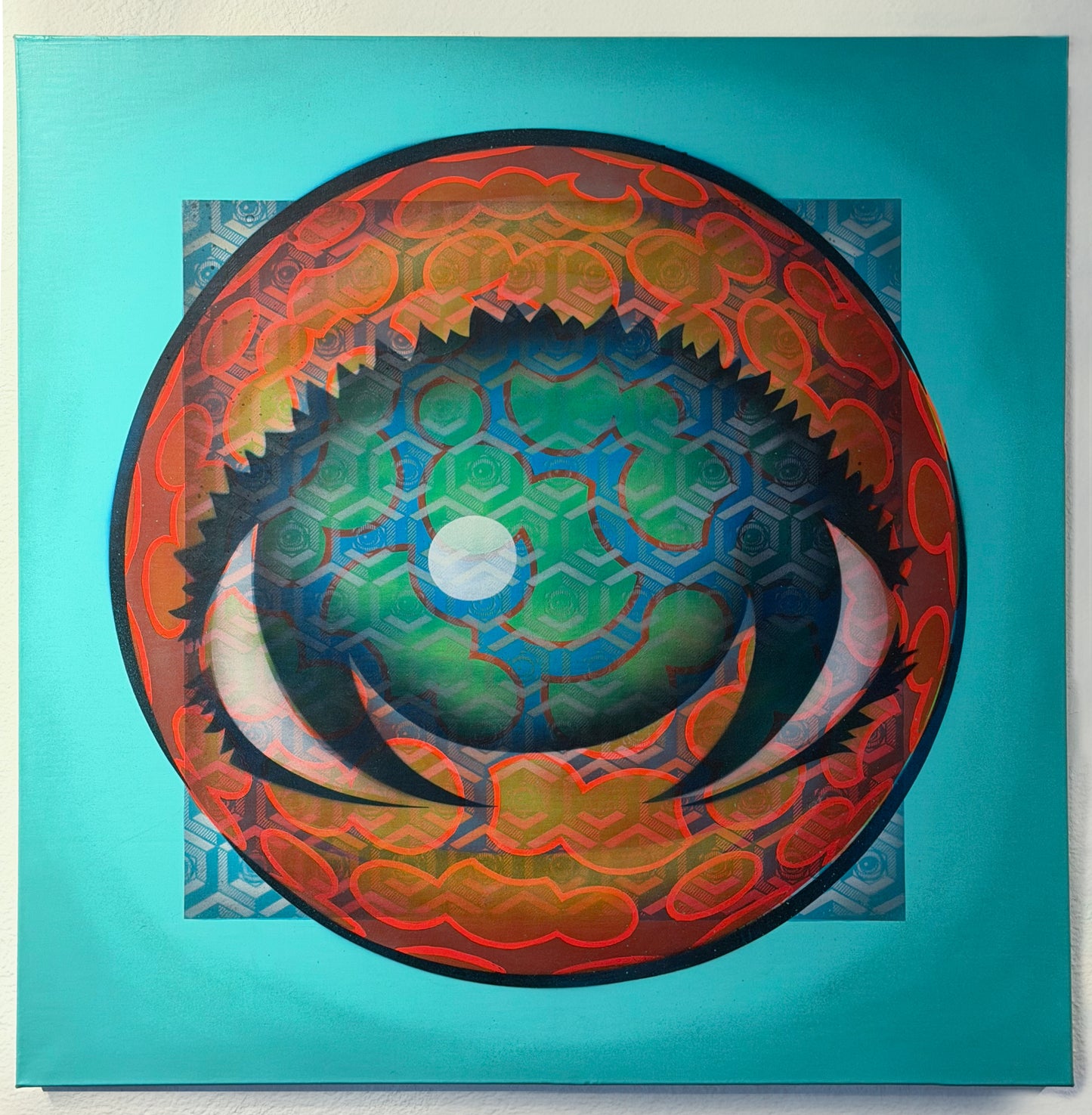 William Lobdell - @EYEZ C👁LLAB👁RATE Painting