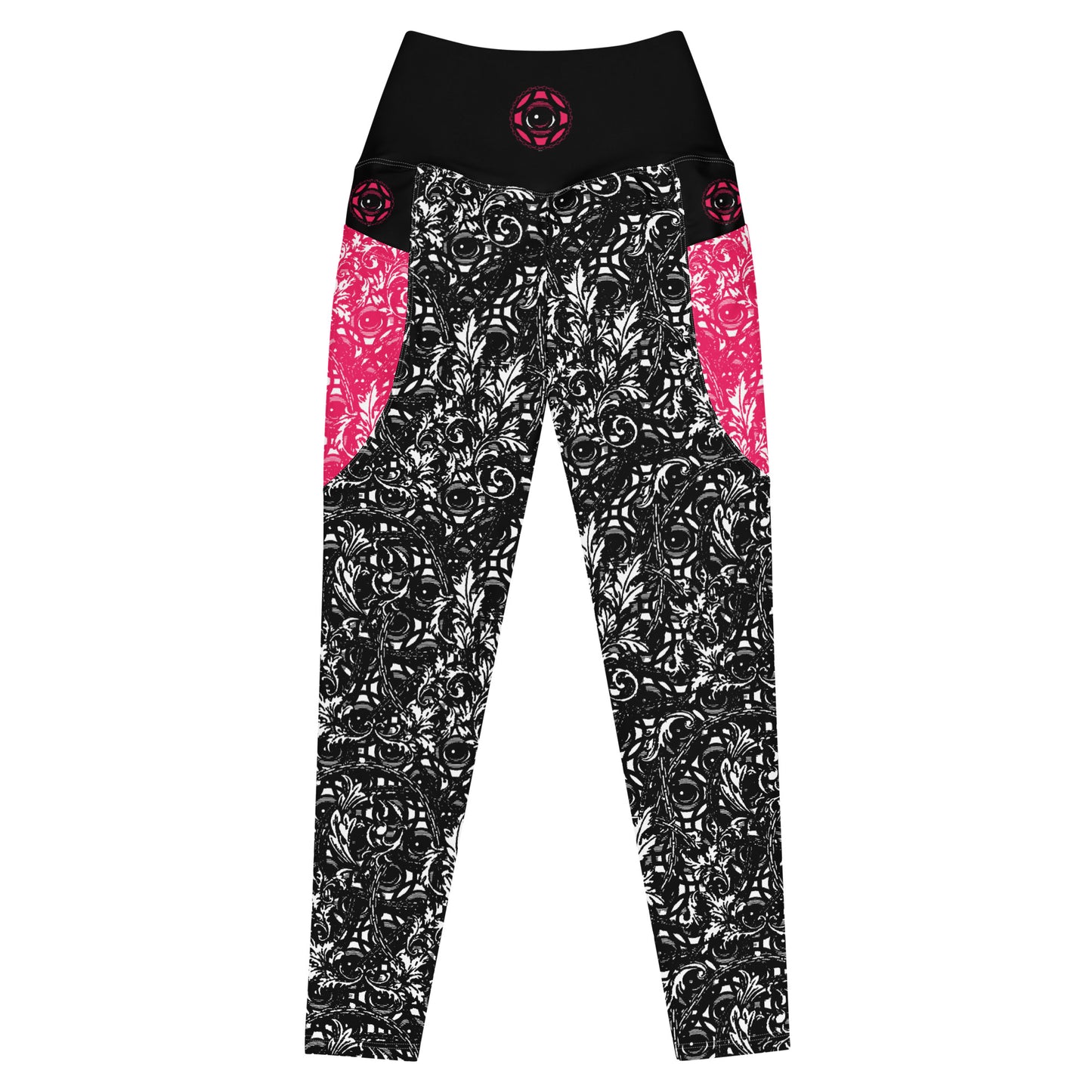 VersacEYEZ Pink Leggings with pockets