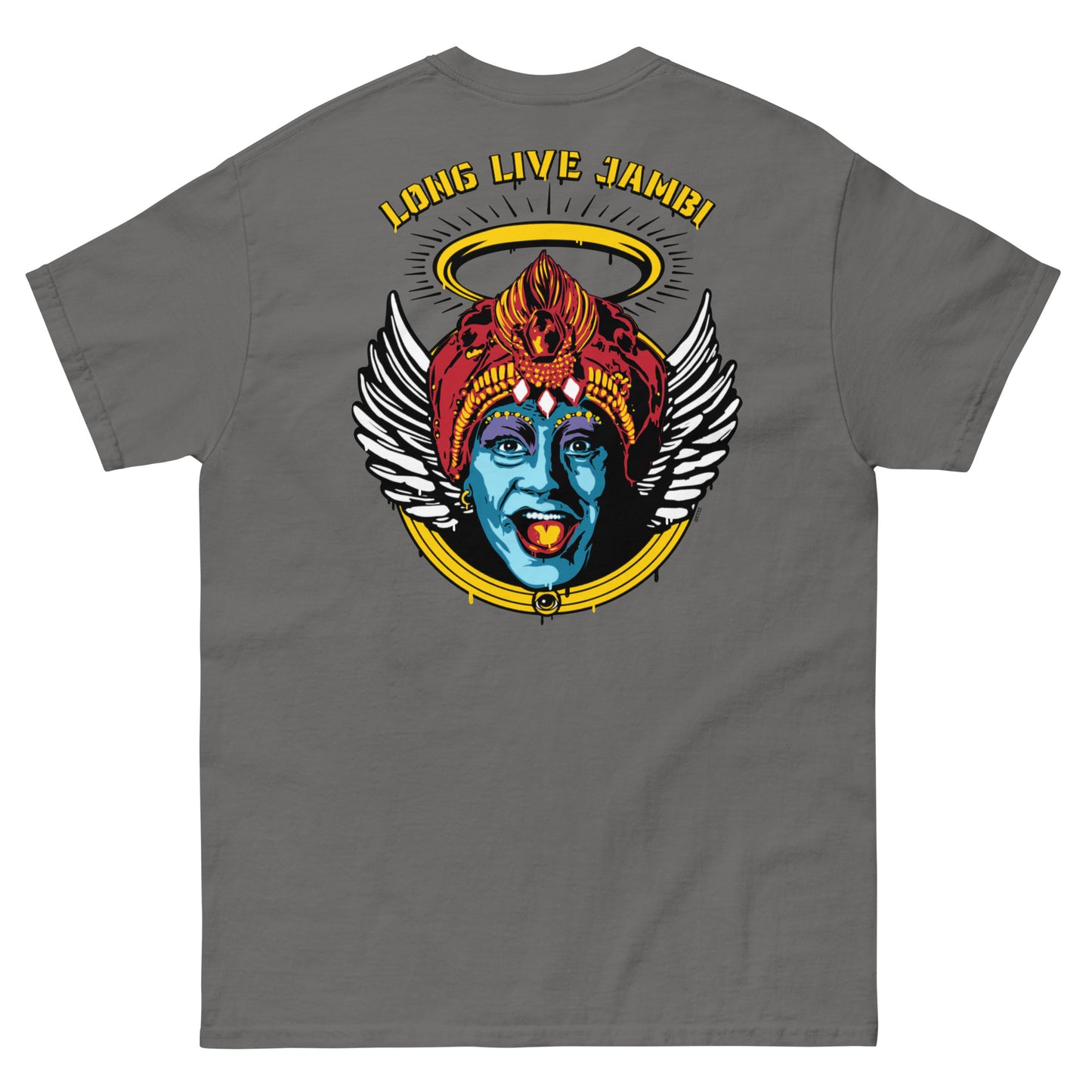 Rest in Pee Wee - Long Live Jambi (on back) t-shirt