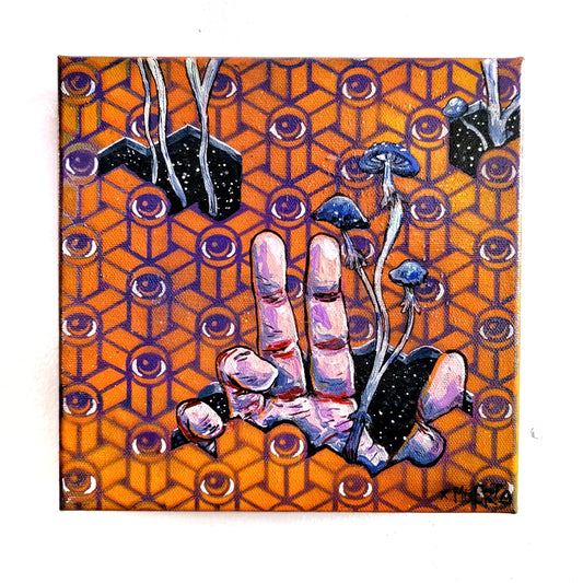 Ocean Muerto X @EYEZ C👁LLAB👁RATE  Painting `