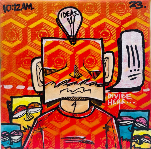 JUJU X @EYEZ C👁LLAB👁RATE Painting