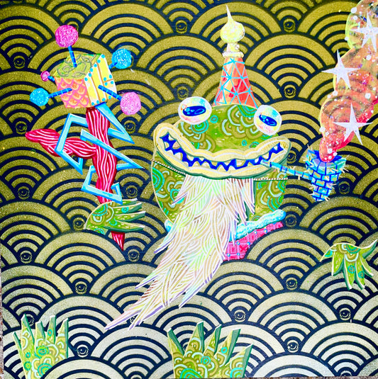 Nerfect Mr. Walters froggy - @EYEZ C👁LLAB👁RATE Painting