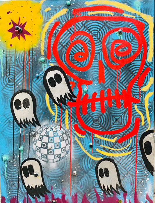 Mark Regester Mixed Madness - @EYEZ C👁LLAB👁RATE Painting