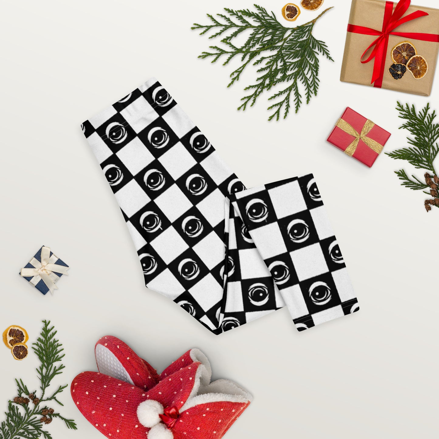 Checkered Eyez - Capri Leggings