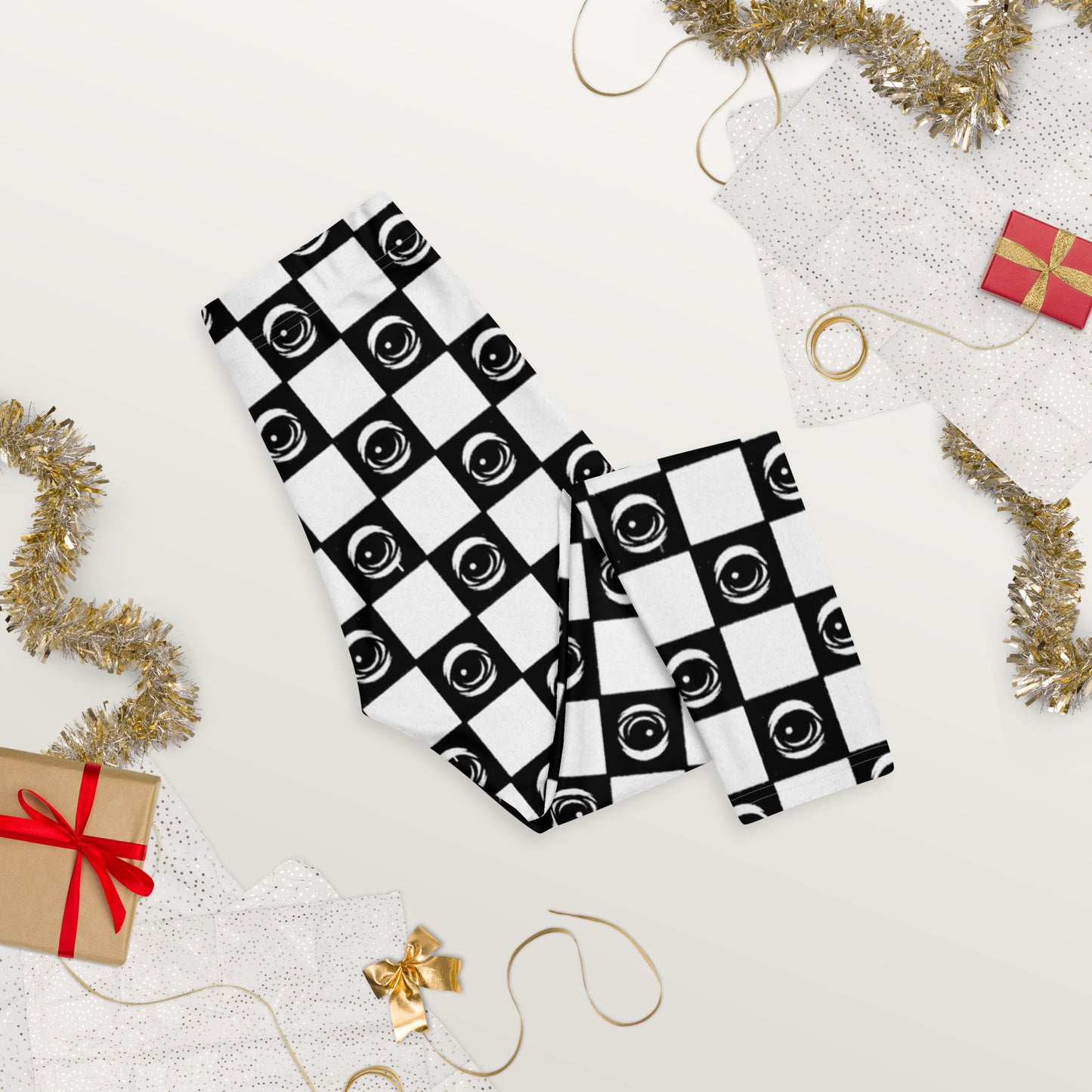 Checkered Eyez - Capri Leggings