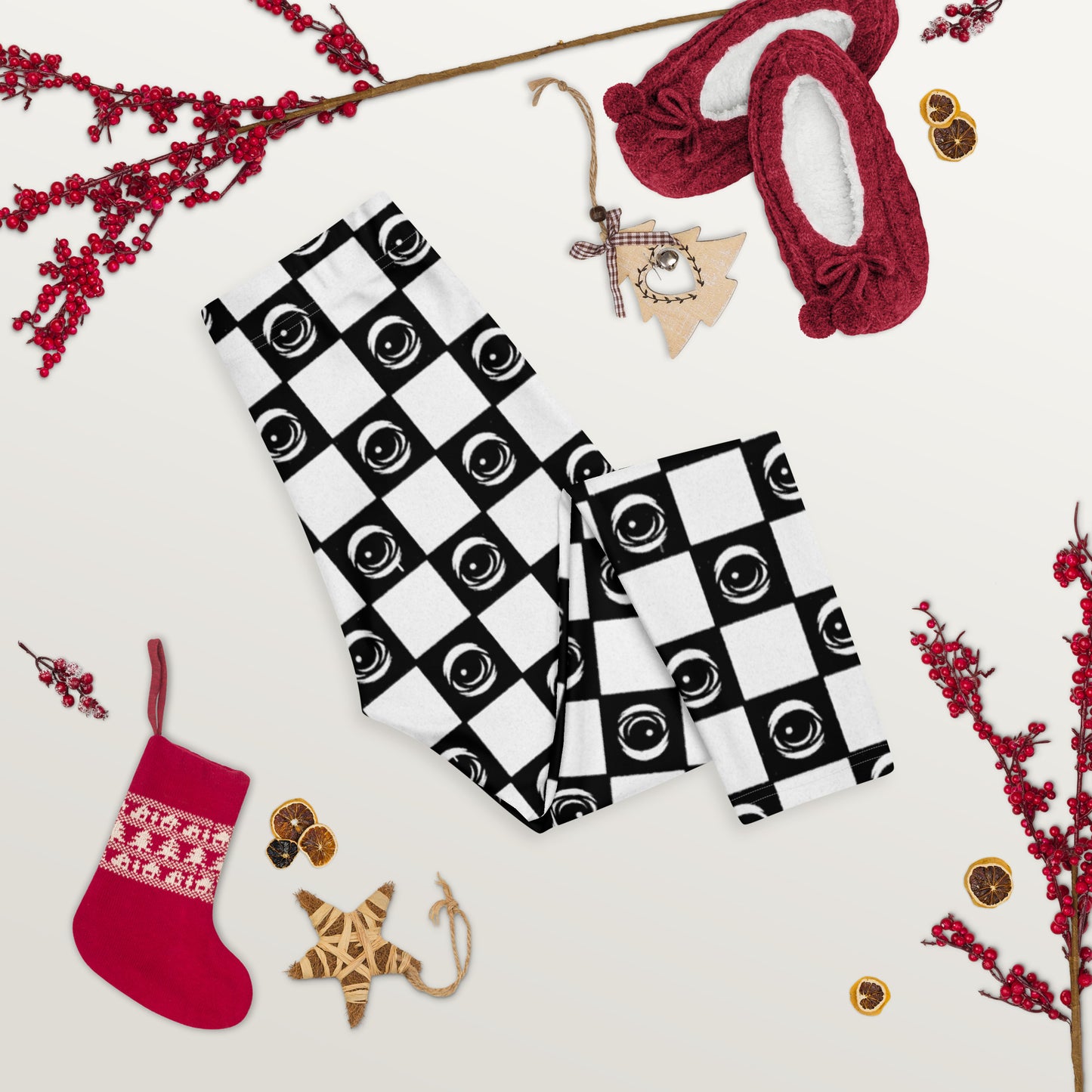 Checkered Eyez - Capri Leggings