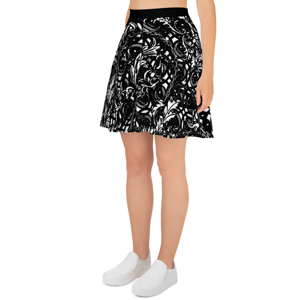 VERSACEYEZ Skater Skirt
