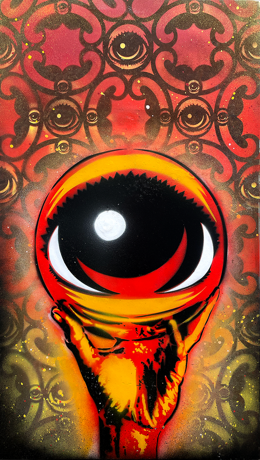 Moraccan Eyez Hand Coordination Painting