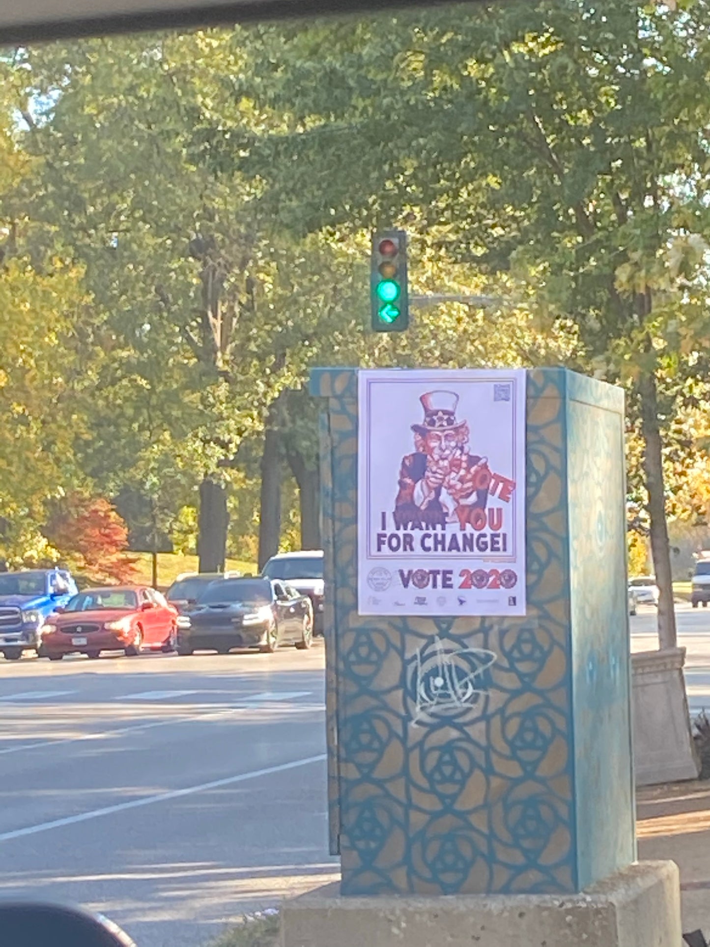 RARE! EYE want YOU for Change 18x26 print...Signed!