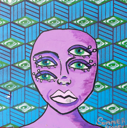 Summer2 @EYEZ C👁LLAB👁RATE Painting Pattern