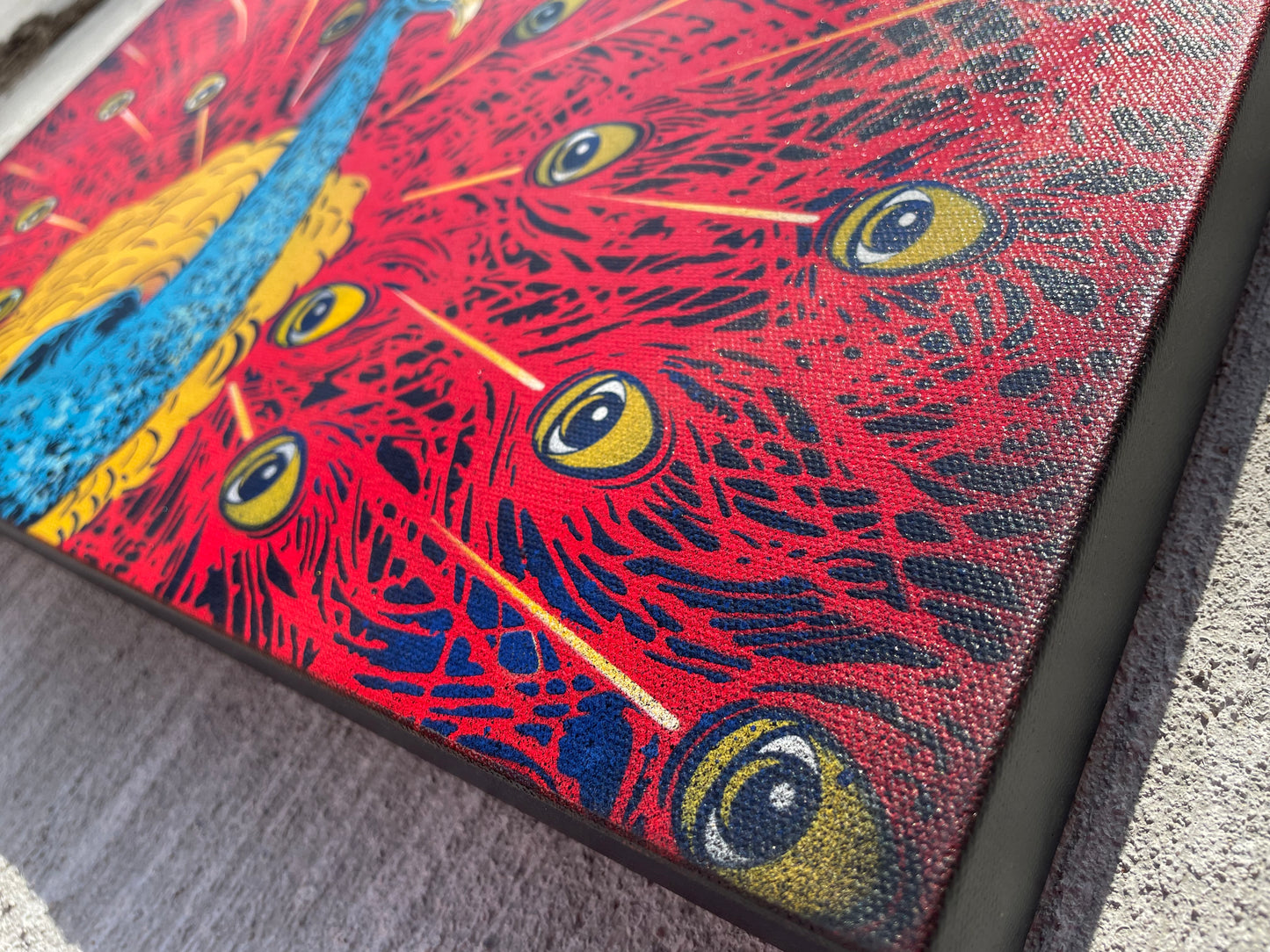 Primary Peatcock  Animated Painting