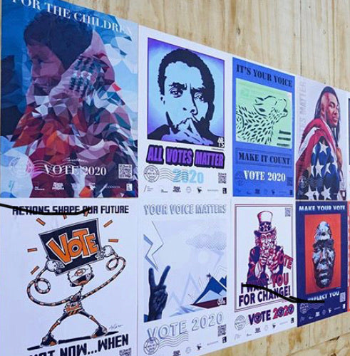 RARE! EYE want YOU for Change 18x26 print...Signed!