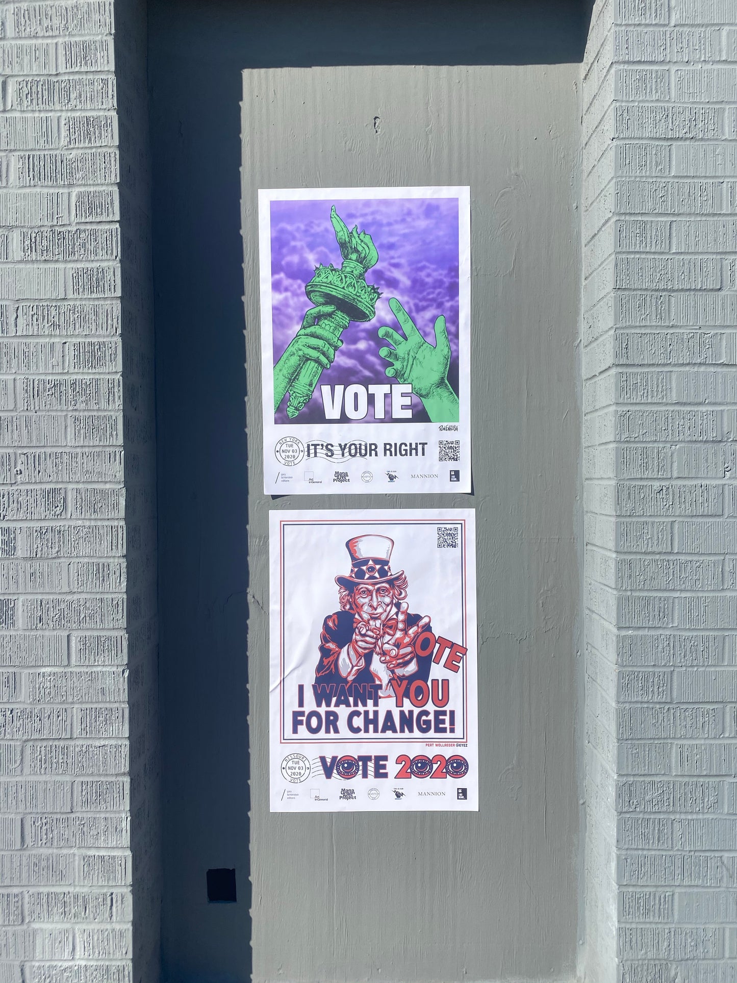 RARE! EYE want YOU for Change 18x26 print...Signed!