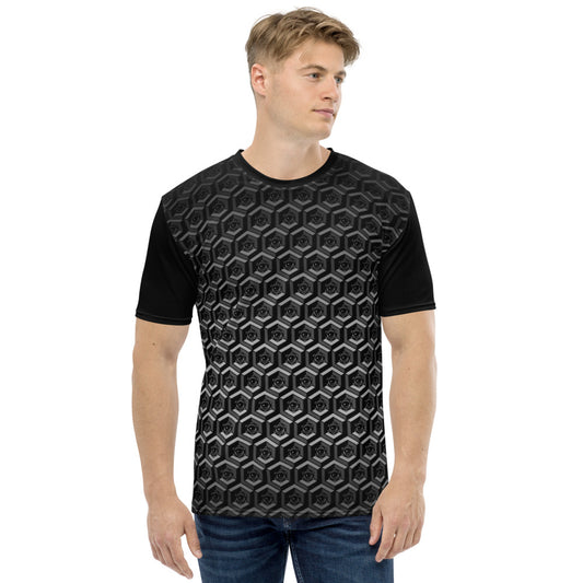 EYEZ Cubed Grey/Black Men's T-shirt paint louis