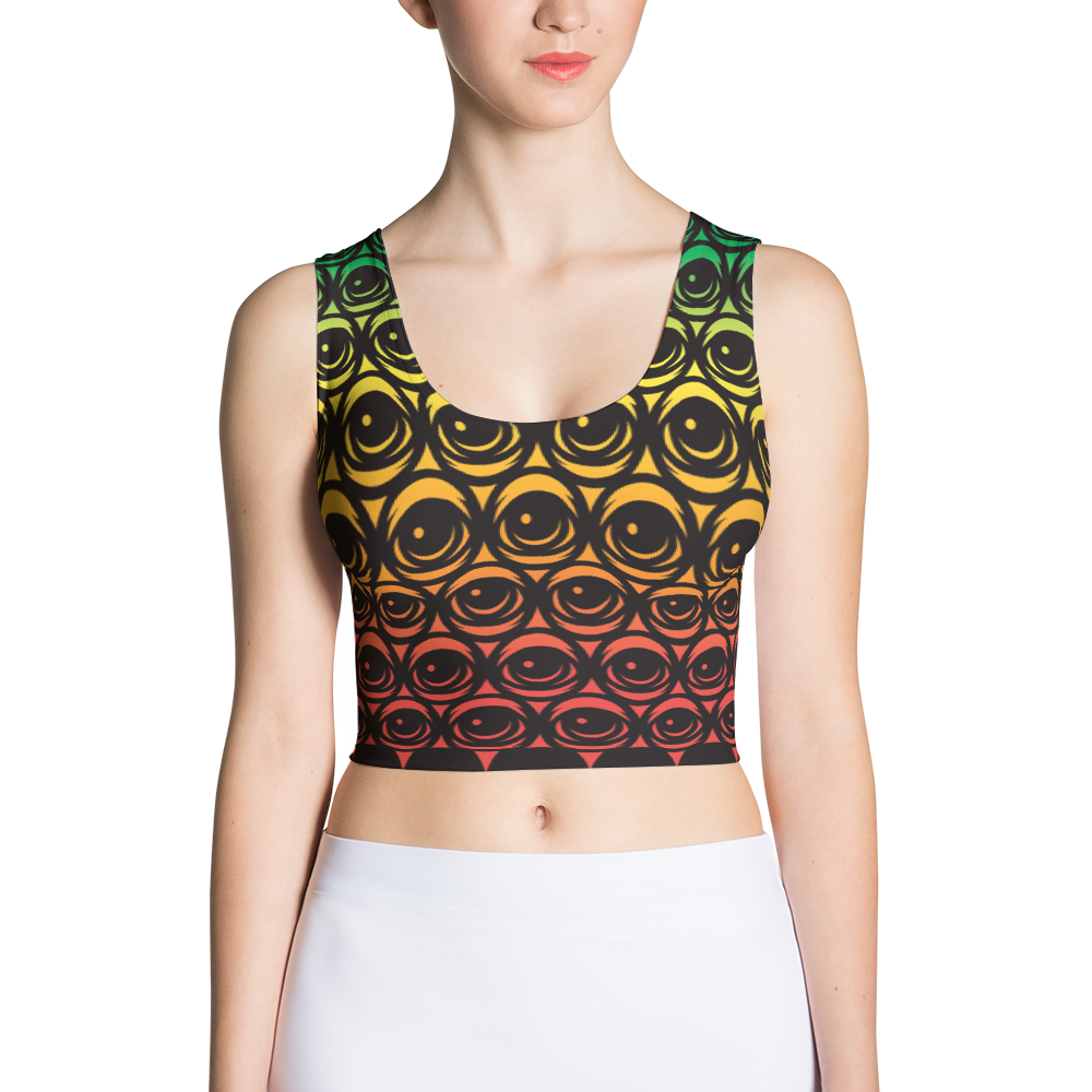 EYEZ All Over - Sublimation Cut & Sew Crop Top