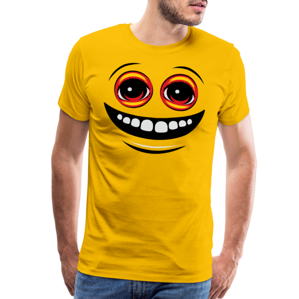 EYEZ Smile - Men's Premium T-Shirt - sun yellow