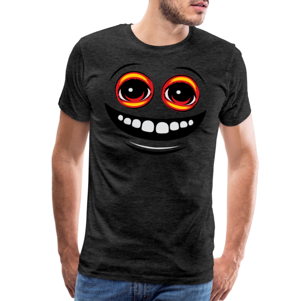 EYEZ Smile - Men's Premium T-Shirt - charcoal grey
