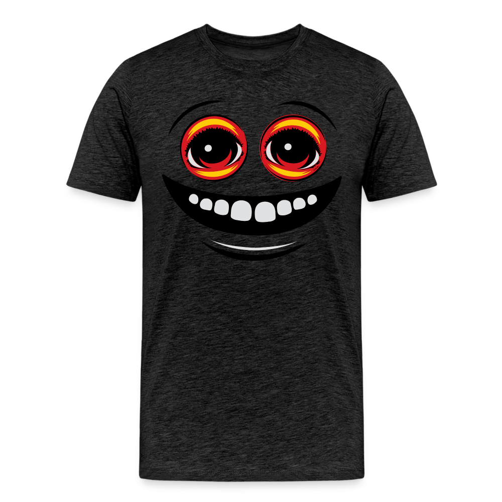 EYEZ Smile - Men's Premium T-Shirt - charcoal grey