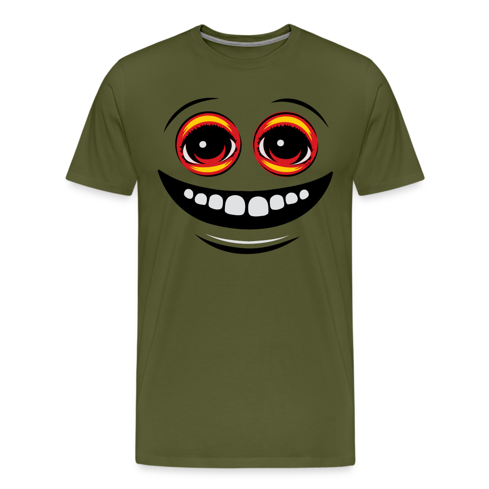 EYEZ Smile - Men's Premium T-Shirt - olive green