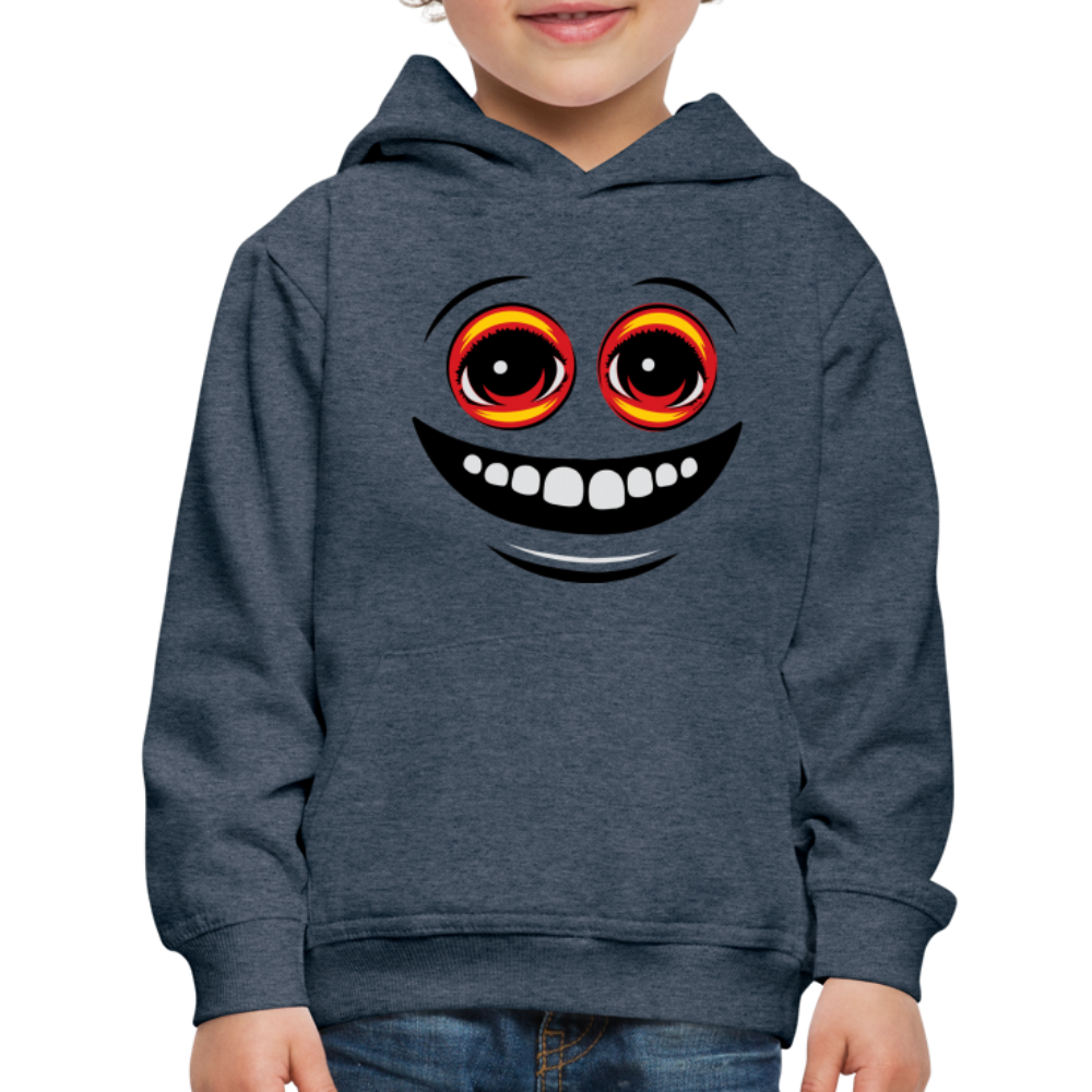 EYEZ Smile Kids‘ Premium Hoodie - heather denim