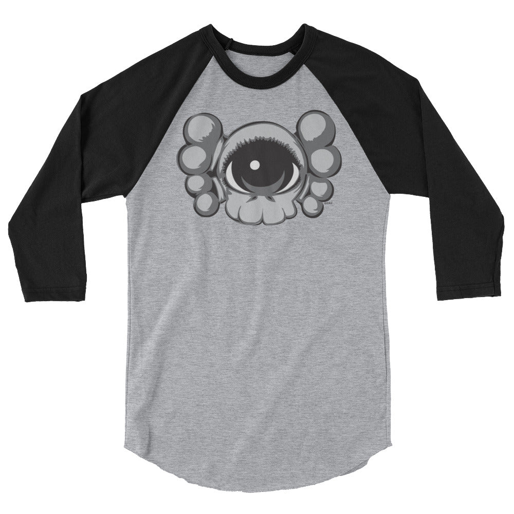 EYEZ KAWZ tribute - 3/4 sleeve raglan shirt