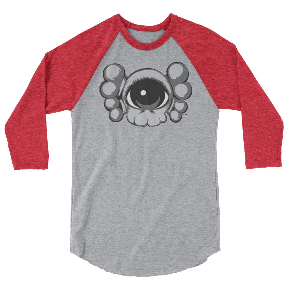 EYEZ KAWZ tribute - 3/4 sleeve raglan shirt