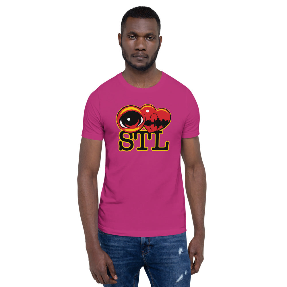 EYE LOVE STL - Short-sleeve unisex t-shirt Available in