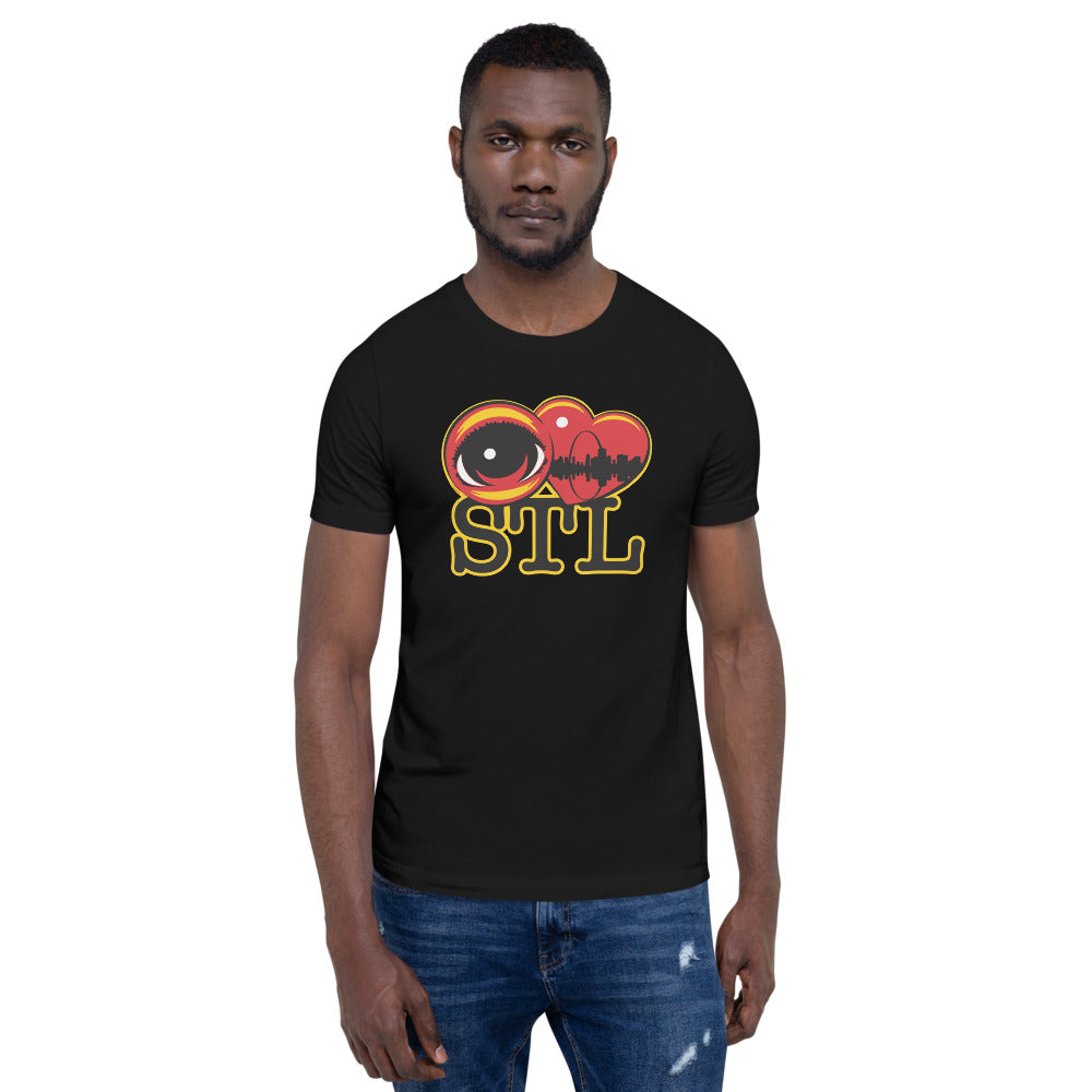 EYE LOVE STL - Short-sleeve unisex t-shirt Available in