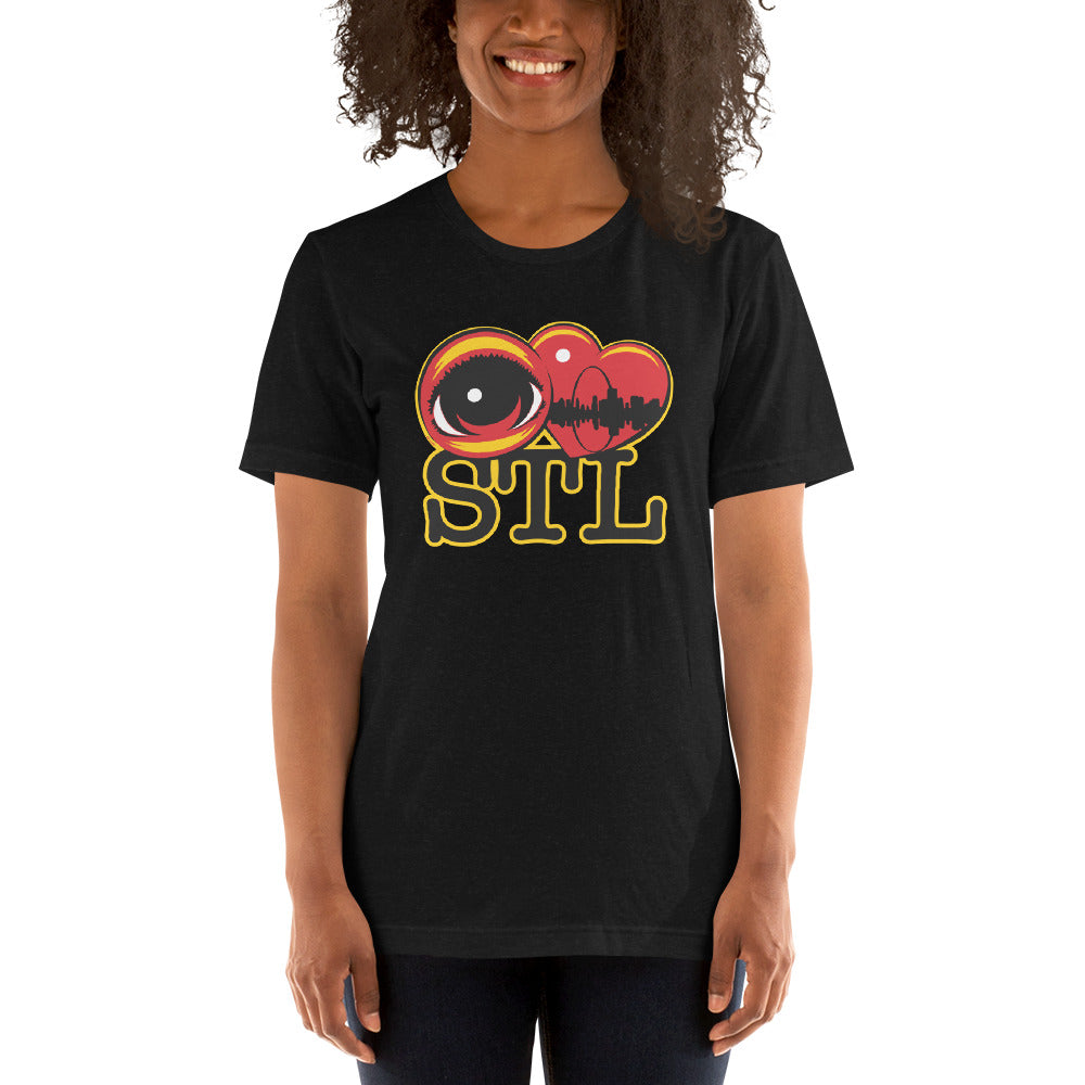EYE LOVE STL - Short-sleeve unisex t-shirt Available in