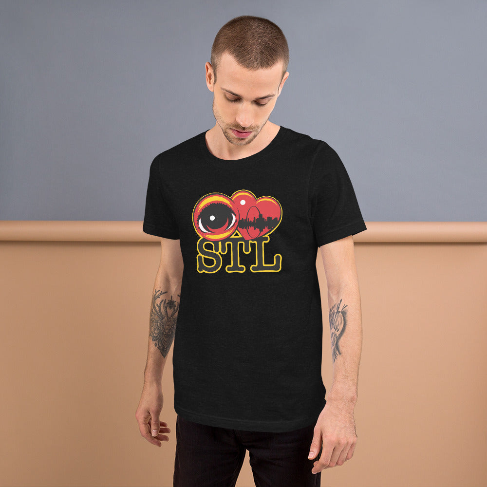 EYE LOVE STL - Short-sleeve unisex t-shirt Available in