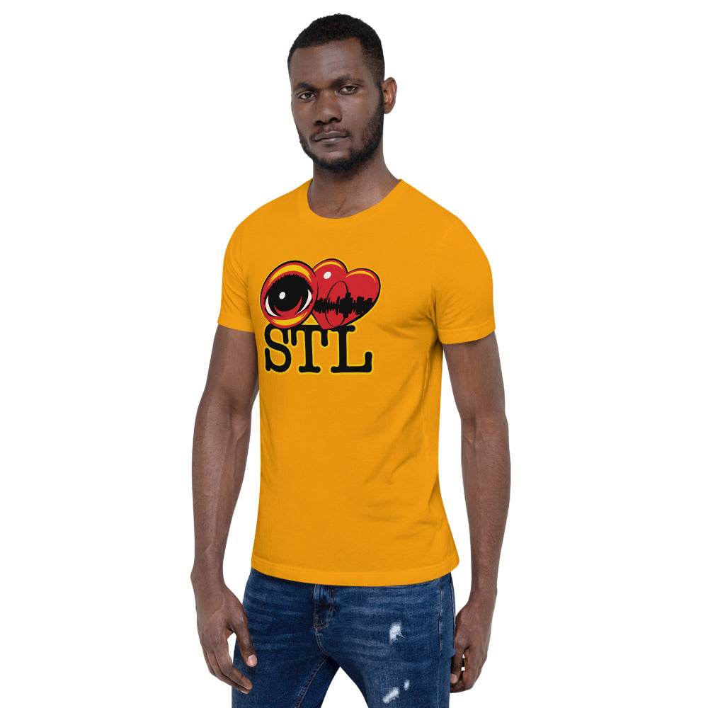EYE LOVE STL - Short-sleeve unisex t-shirt Available in