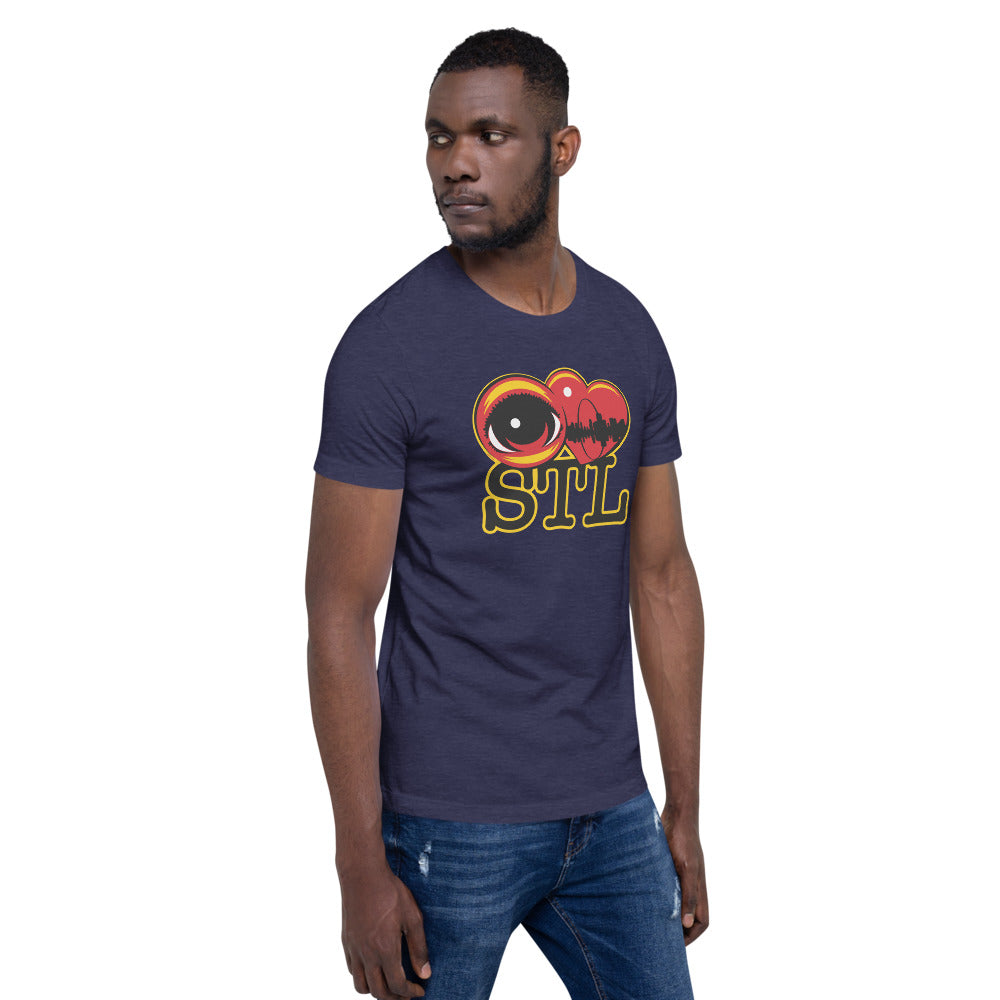 EYE LOVE STL - Short-sleeve unisex t-shirt Available in