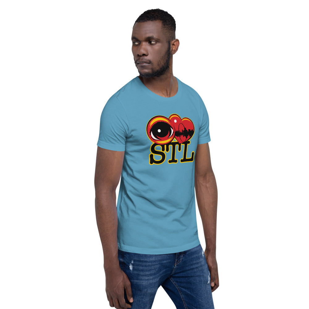 EYE LOVE STL - Short-sleeve unisex t-shirt Available in