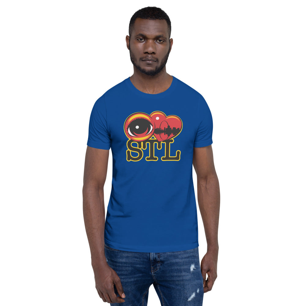 EYE LOVE STL - Short-sleeve unisex t-shirt Available in