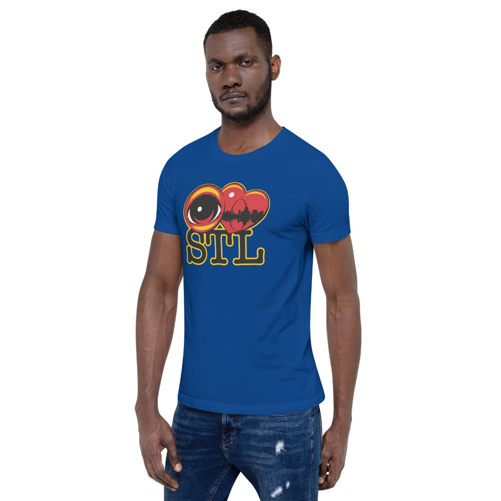 EYE LOVE STL - Short-sleeve unisex t-shirt Available in