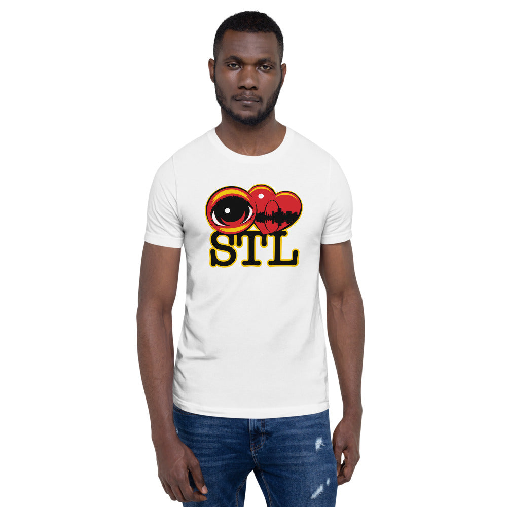 EYE LOVE STL - Short-sleeve unisex t-shirt Available in