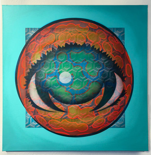 William Lobdell - @EYEZ C👁LLAB👁RATE Painting