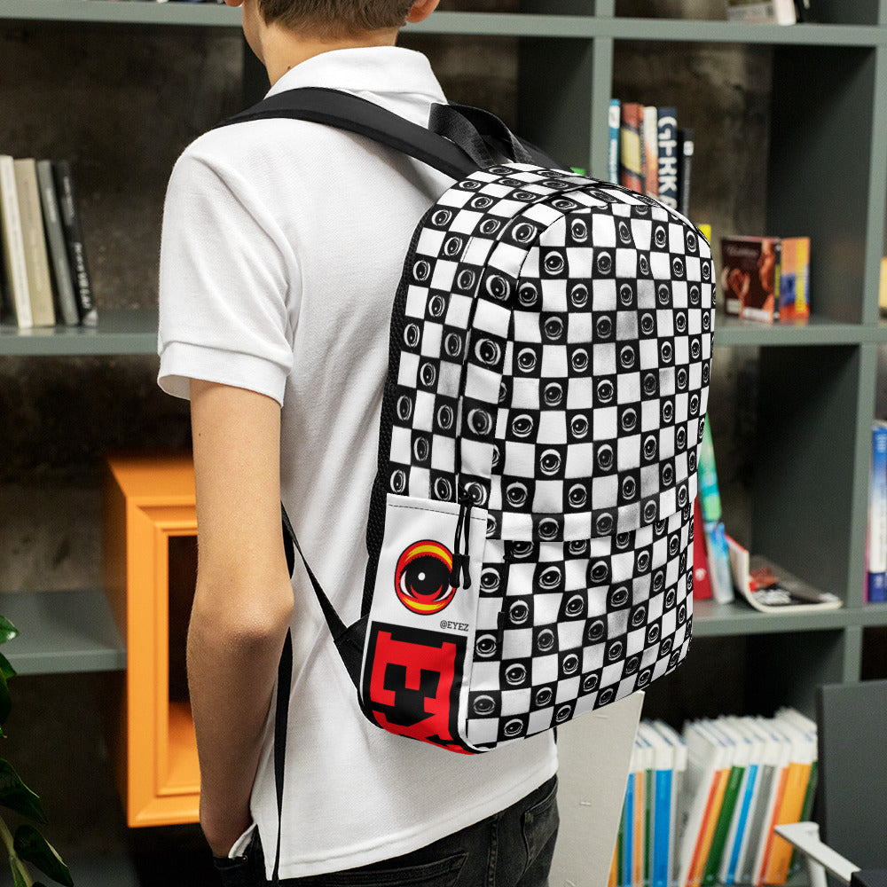 Checkered EYEZ Backpack