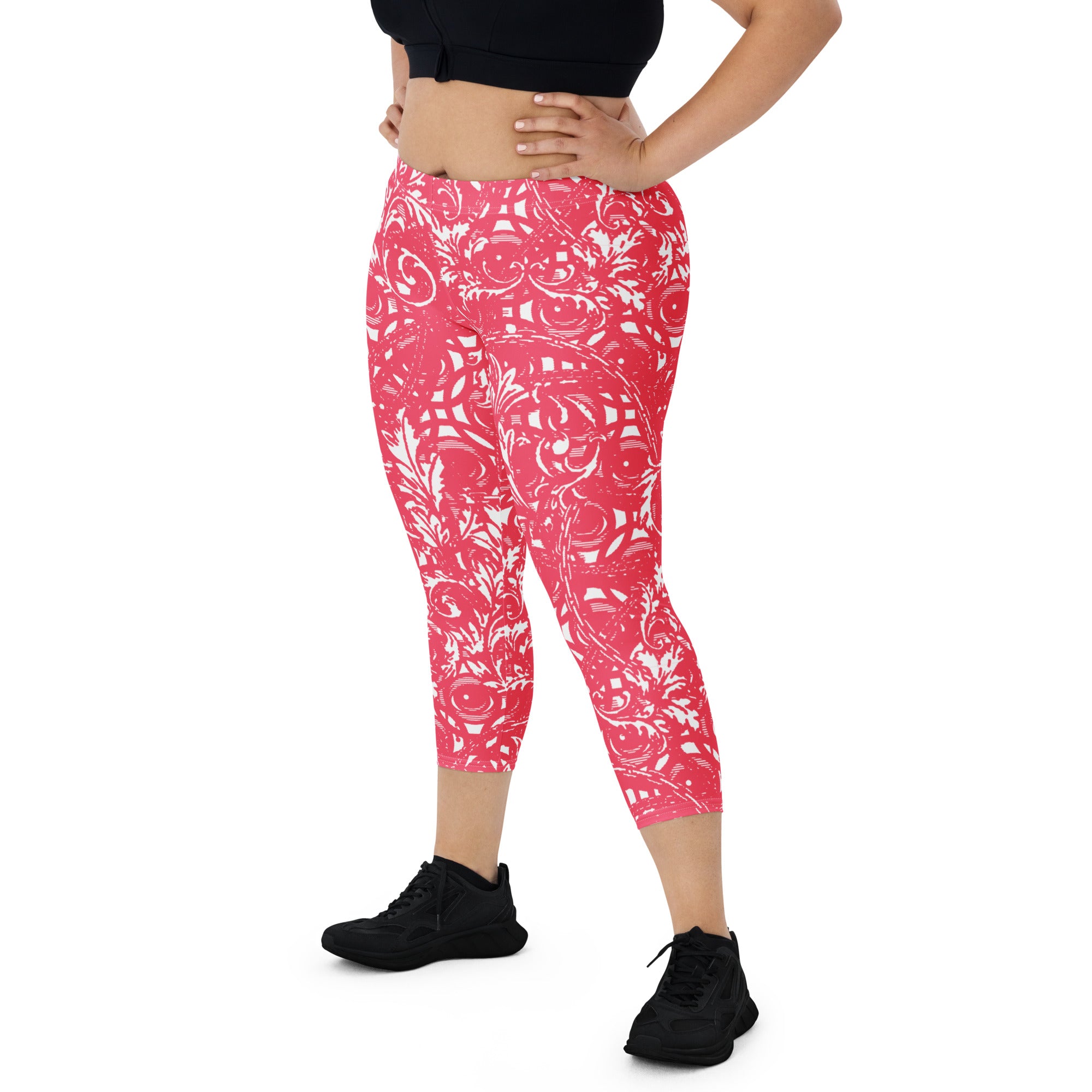 VersacEYEZ Pink Capri Leggings