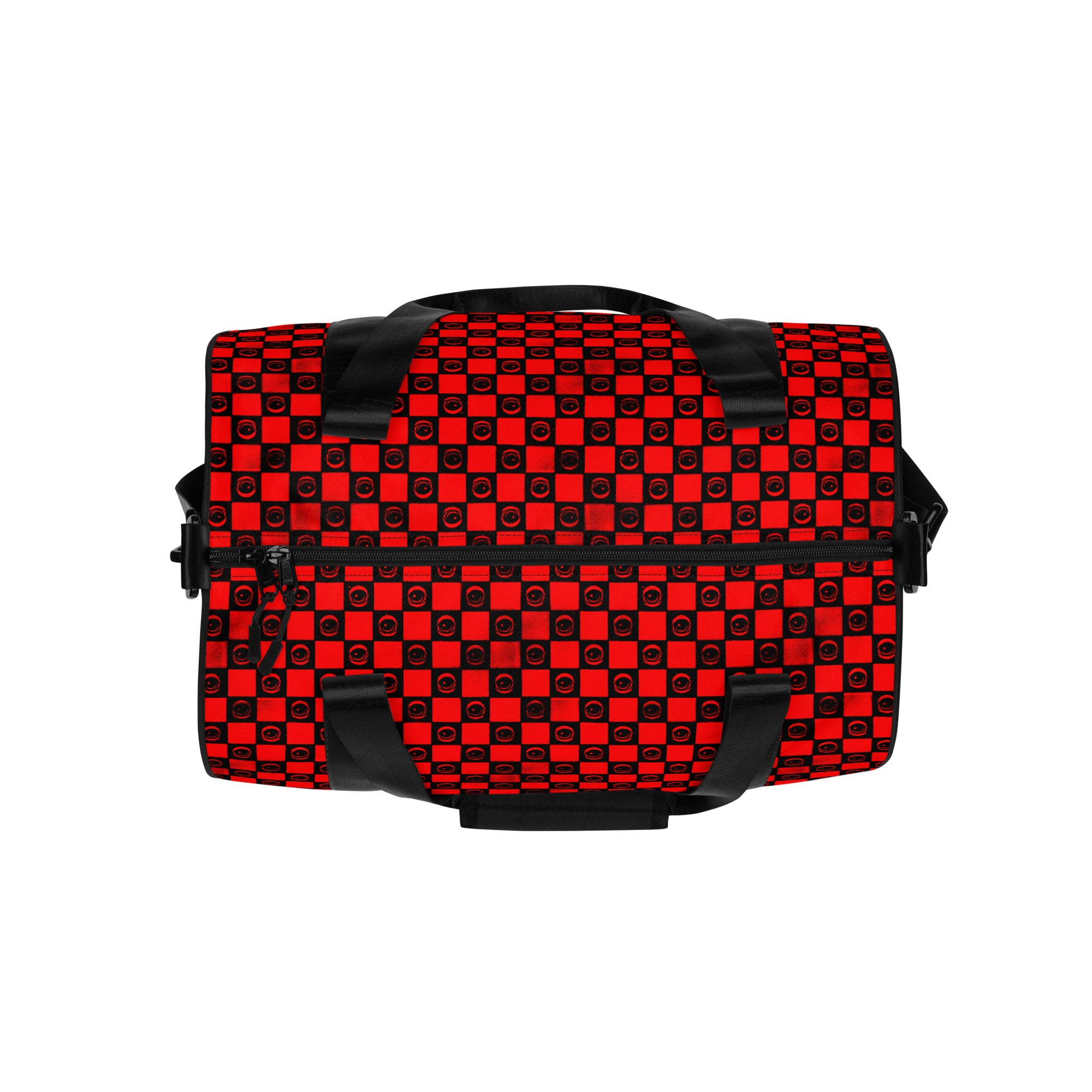 Checered EYEZ Red - All-over print gym bag