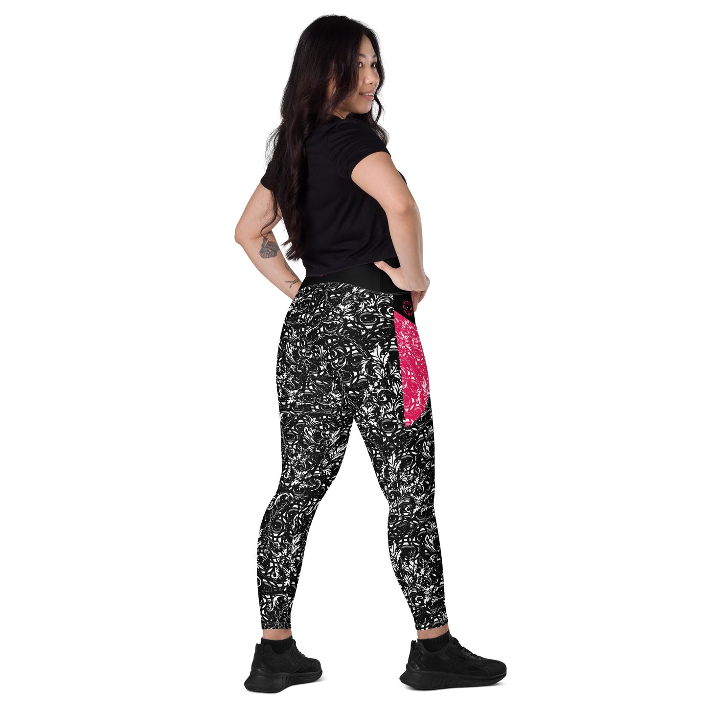 VersacEYEZ Pink Leggings with pockets