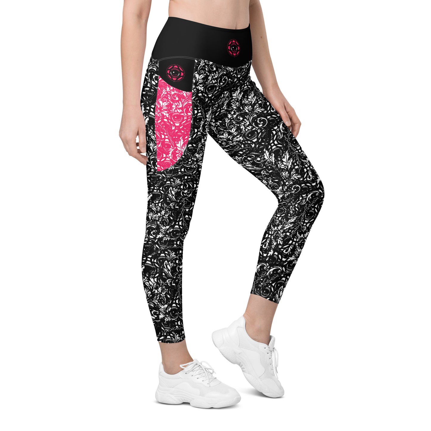 VersacEYEZ Pink Leggings with pockets