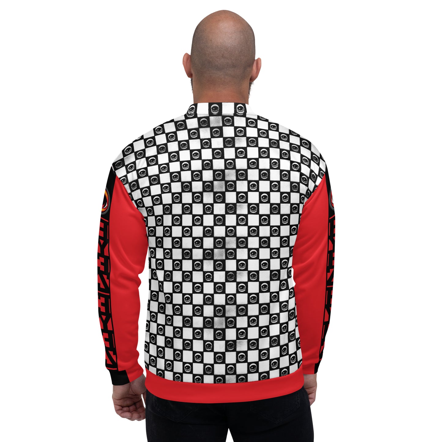 Checkered EYEZ - Unisex Bomber Jacket