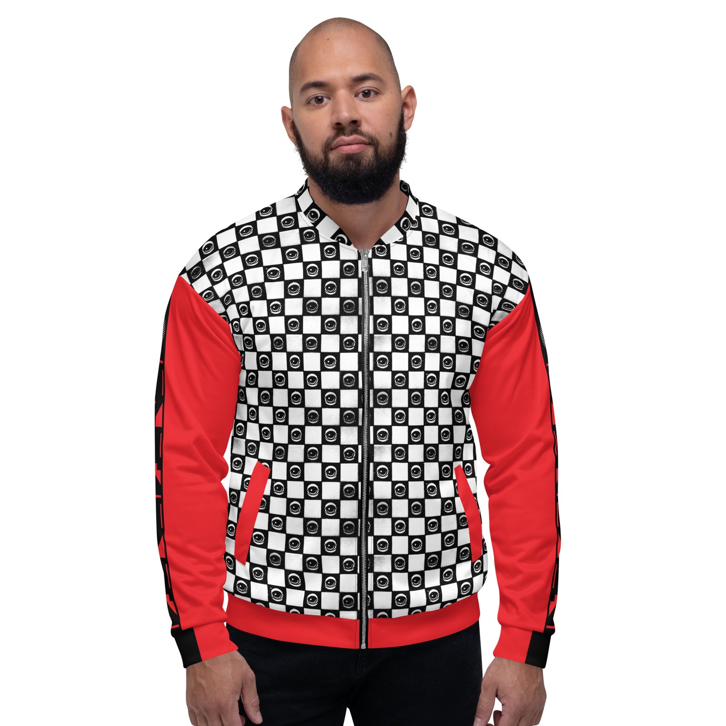 Checkered EYEZ - Unisex Bomber Jacket