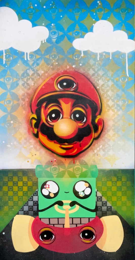 NEZ x @EYEZ C👁LLAB👁RATE MARI👁️Kart painting