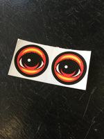 2 Small EYEZ Stickers