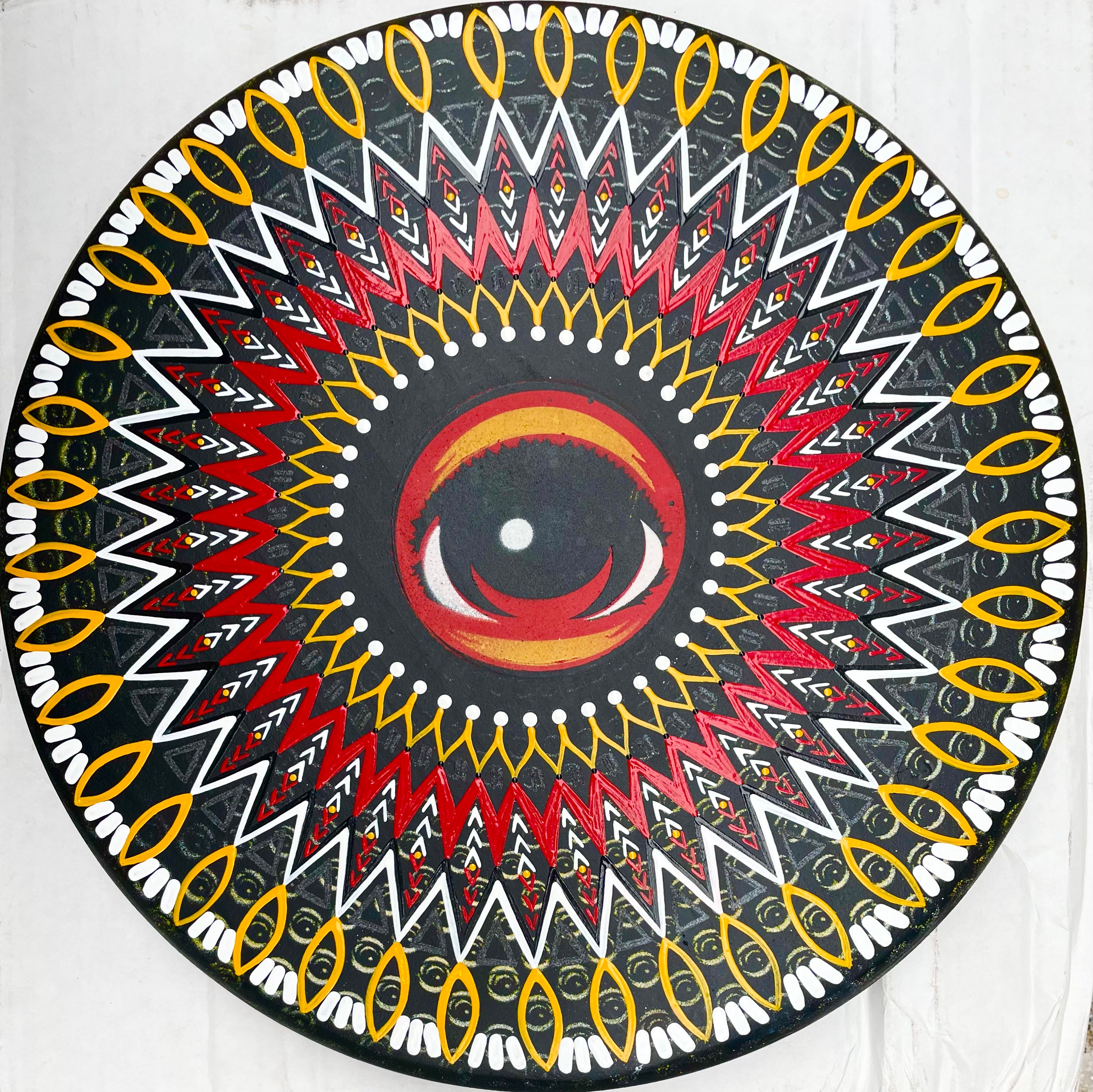 Cadence Hodes Big Eye Mandala - @EYEZ C👁LLAB👁RATE Painting