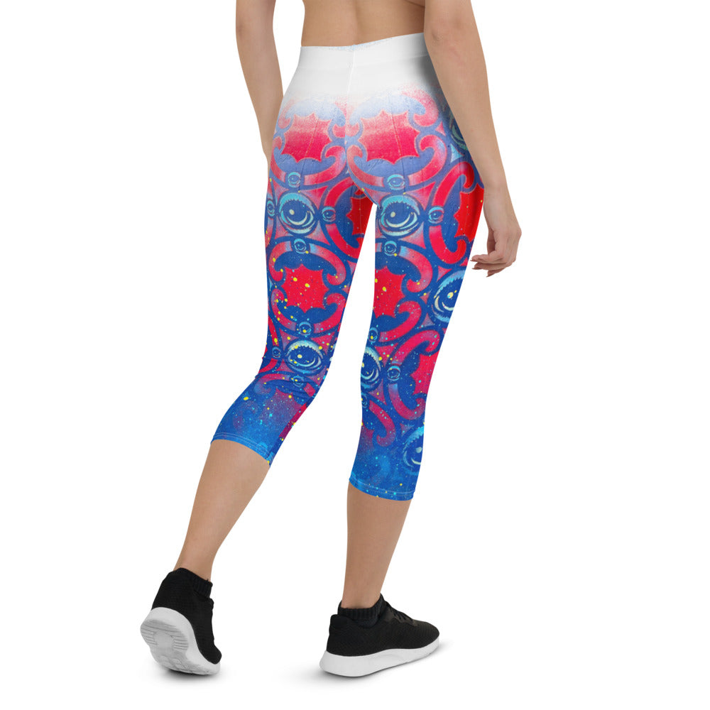 MoroccanEYEZ Capri Leggings