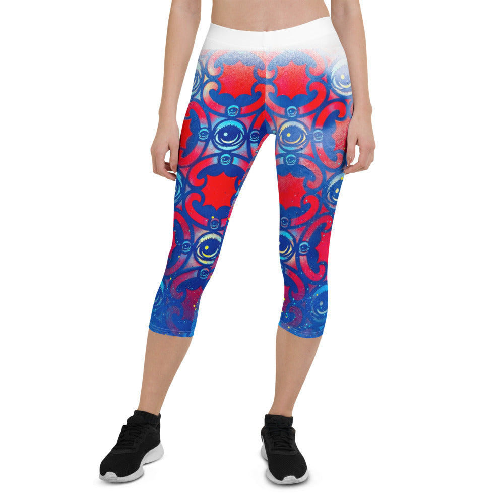 MoroccanEYEZ Capri Leggings